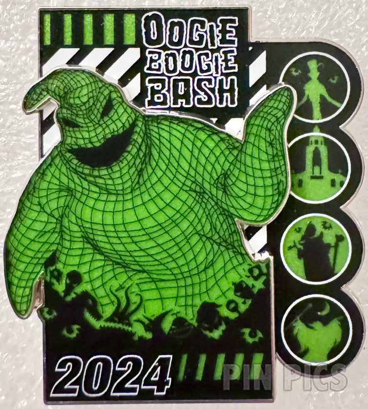 DCA - Oogie Boogie Bash Logo 2024 - Glow in the Dark - Nightmare Before Christmas