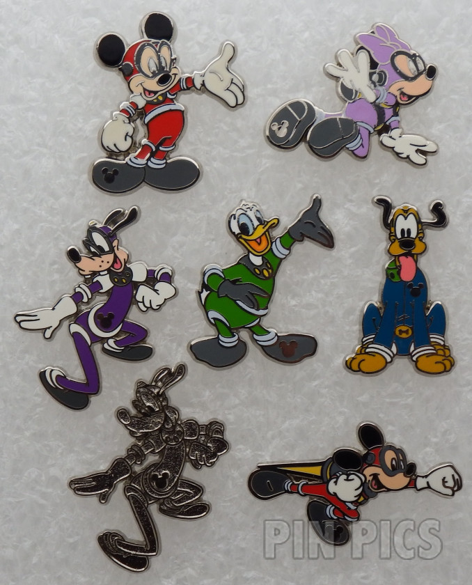 WDW - Outer Space Characters Set - Hidden Mickey 2015