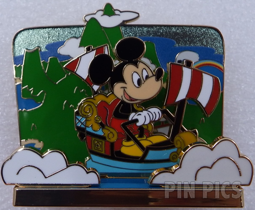 D23 - Mickey - Peter Pan's Flight - Disney Parks Attraction Vehicle Diorama - Joy in Our Parks - Slider - Expo 2024