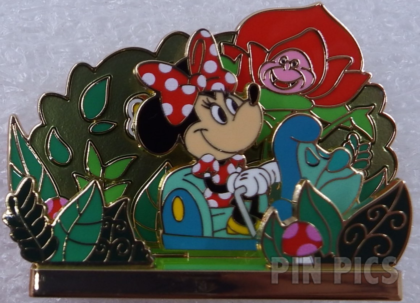 D23 - Minnie - Alice in Wonderland - Disney Parks Attraction Vehicle Diorama - Joy in Our Parks - Slider - Expo 2024