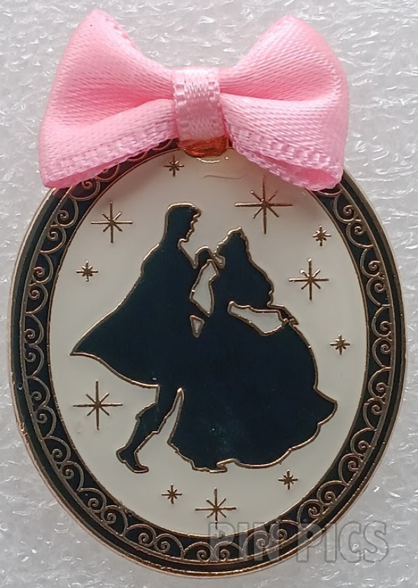 Loungefly - Aurora and Prince Phillip - Silhouette Framed Portrait - Pink Cloth Bow - Sleeping Beauty - BoxLunch