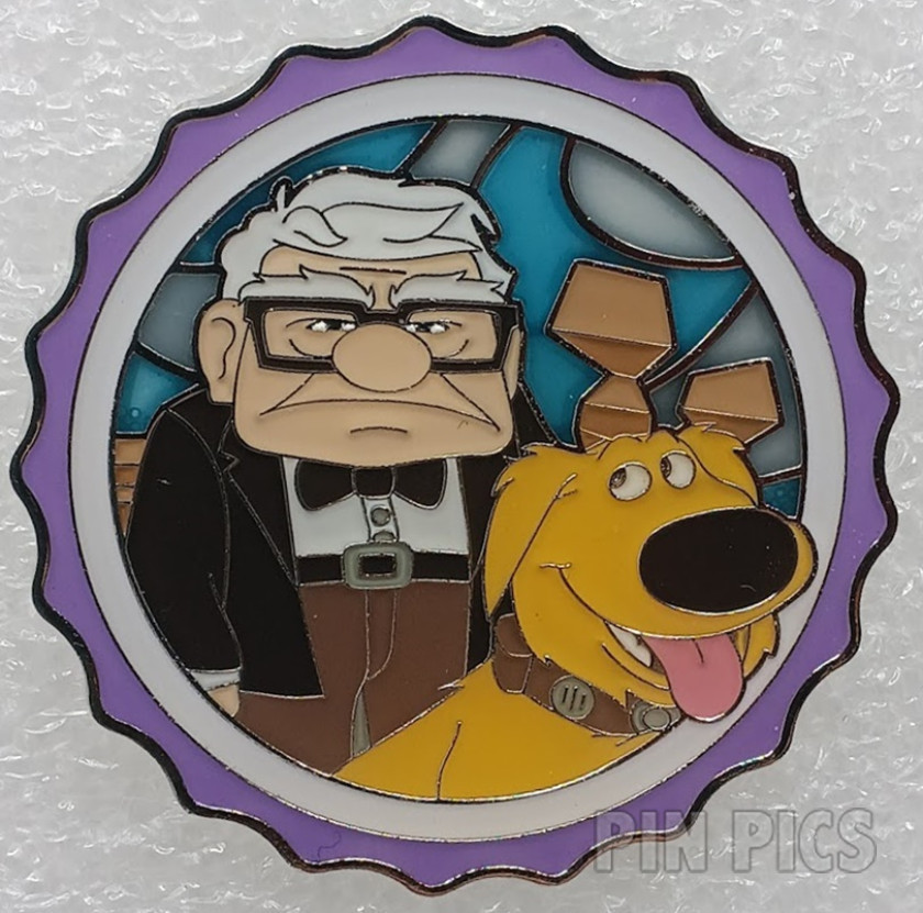 Loungefly - Carl and Dug - Stained Glass Bottle Caps - UP - Pixar - BoxLunch