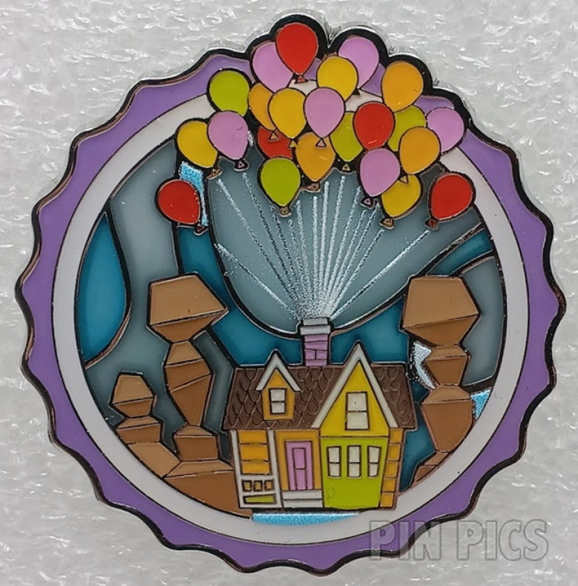 Loungefly - House with Balloons - Stained Glass Bottle Caps - UP - Pixar - BoxLunch