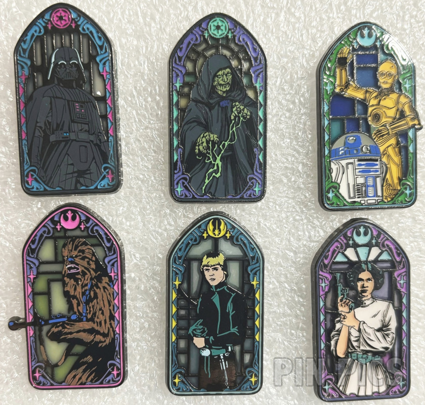 Loungefly - Star Wars Stained Glass Portrait Set - Mystery - BoxLunch