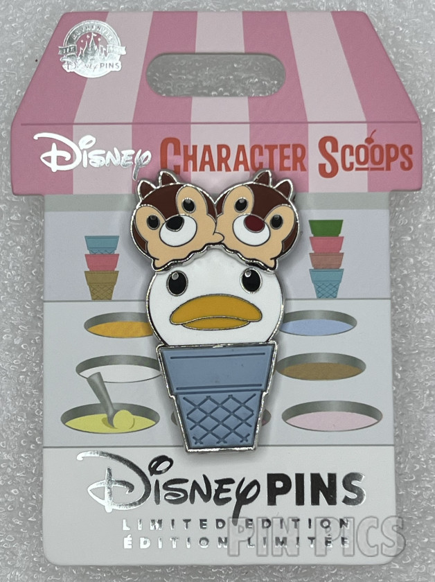 Donald, Chip and Dale Set - Character Scoops - Ice Cream Cone - Free-D - September