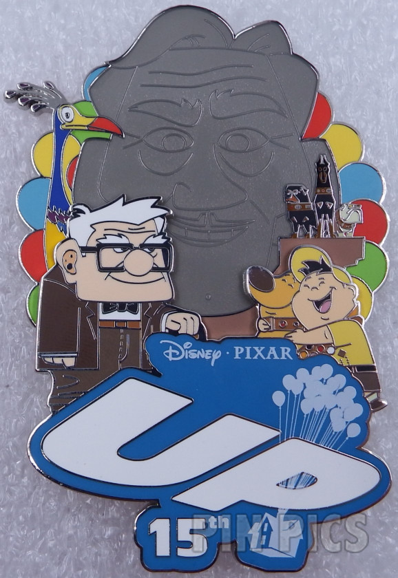 D23 - Carl, Kevin, Dug, Russell, Alpha, Muntz - Pixar UP 15th Anniversary - Expo 2024 - Jumbo