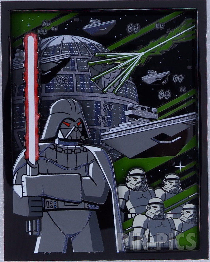 D23 - Darth Vader and Stormtroopers - Star Wars Artist Series - Imperial Cruisers - Death Star