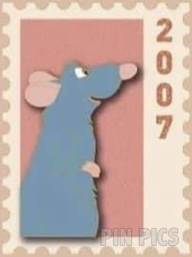 DEC - Remy 2007 - Pixar Commemorative Stamp - Set 3 - Ratatouille