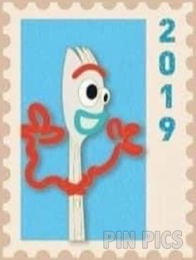 DEC - Forky 2019 - Pixar Commemorative Stamp - Set 3 - Toy Story 4