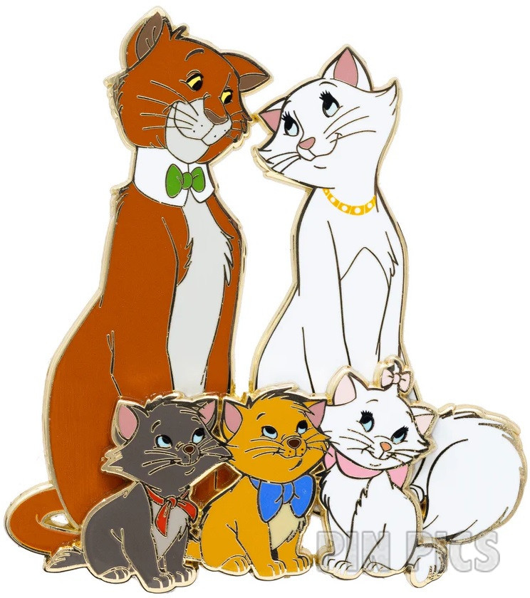 PALM - Thomas O'Malley, Duchess, Marie, Toulouse, Berlioz - Cluster Series - Aristocats - Jumbo