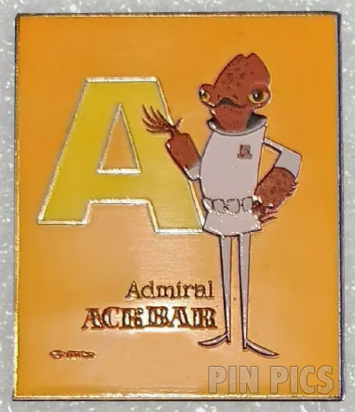 A for Admiral Ackbar - Star Wars Artist Series Alphabet