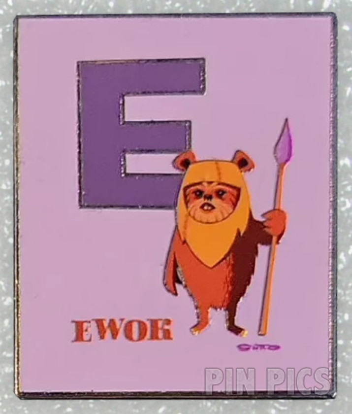 E for Ewok - Wicket - Star Wars Artist Series Alphabet - Return of the Jedi