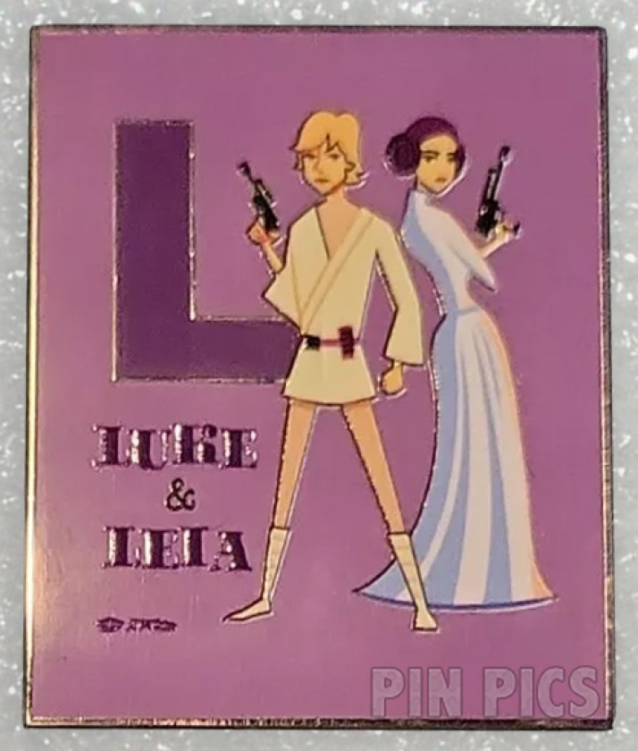 L for Luke and Leia - Star Wars Artist Series Alphabet - New Hope