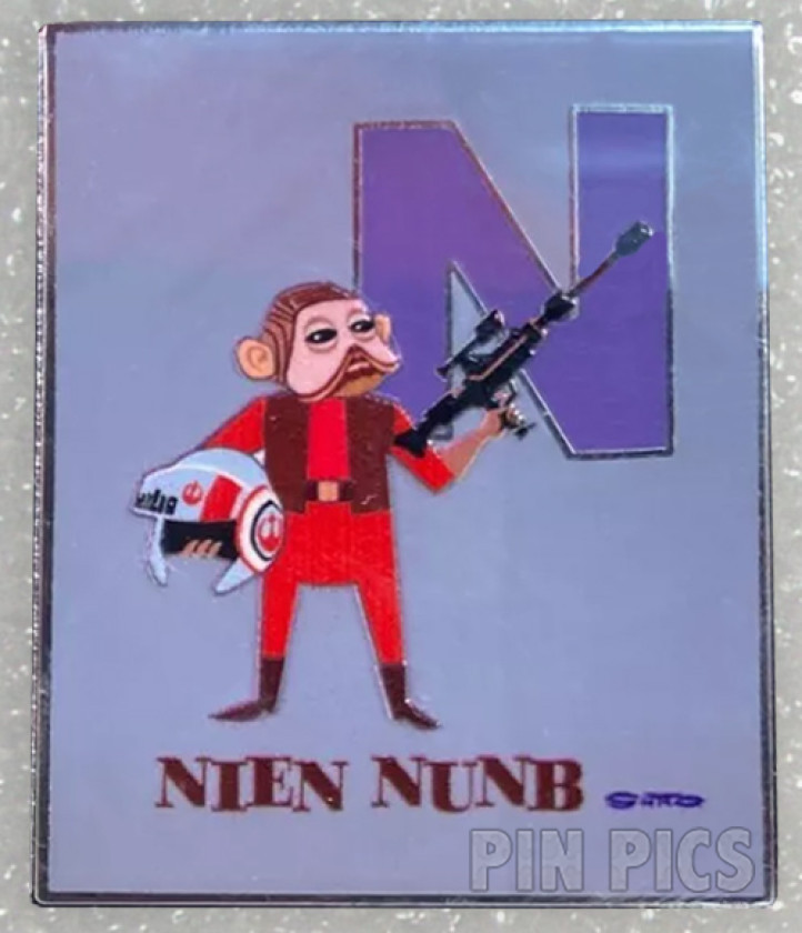 N for Nien Nunb - Star Wars Artist Series Alphabet - Return of the Jedi