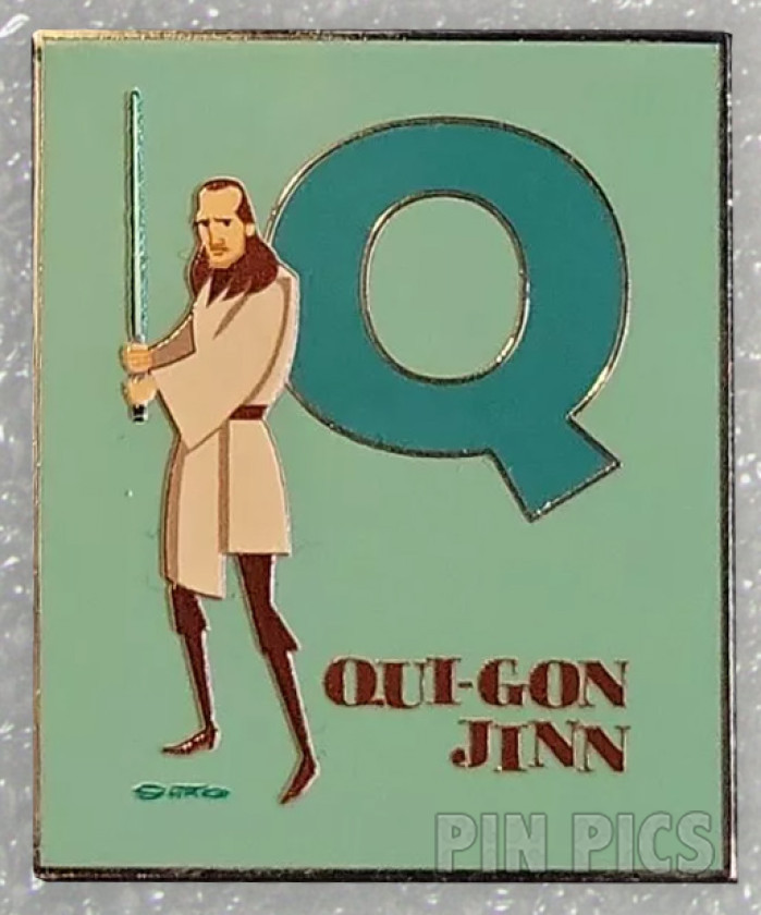 Q for Qui-Gon Jinn - Star Wars Artist Series Alphabet - Jedi Master - Phantom Menace