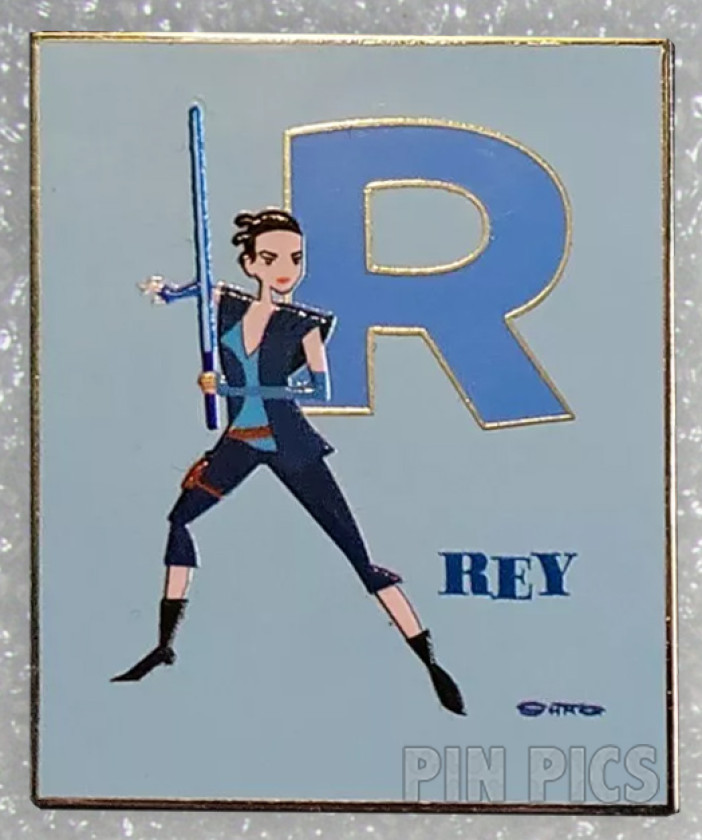 R for Rey - Star Wars Artist Series Alphabet