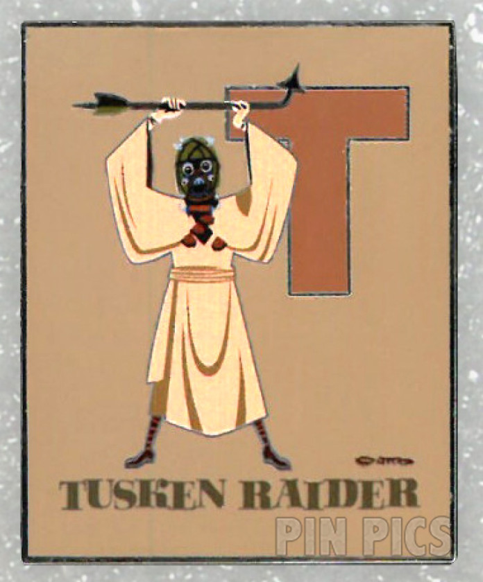 T for Tuskan Raider - Star Wars Artist Series Alphabet