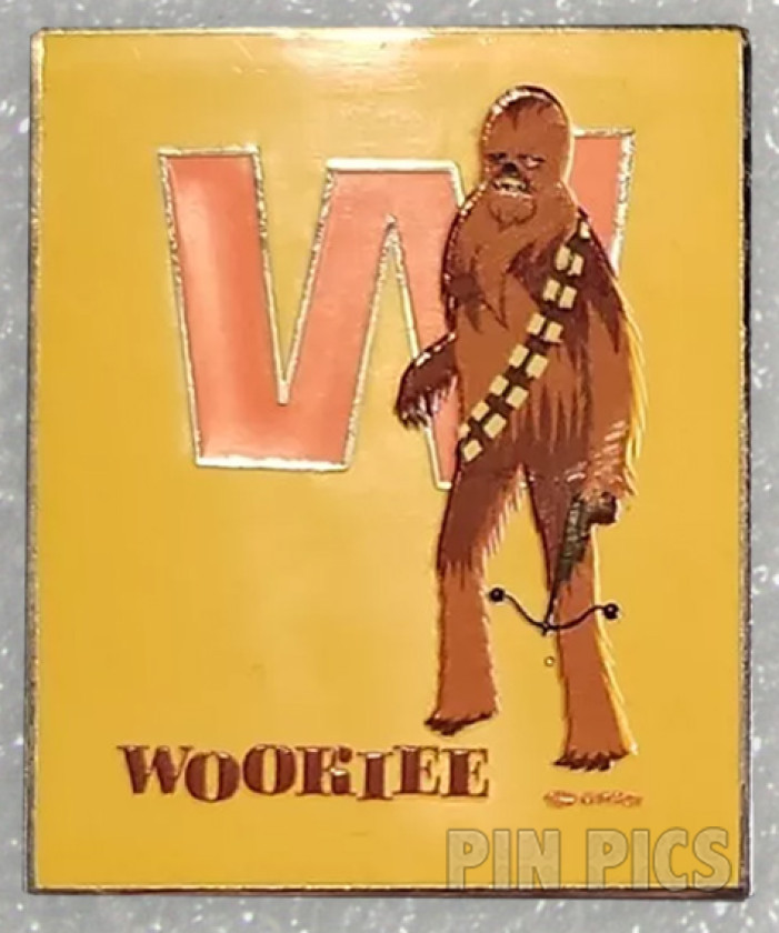 W for Wookiee - Star Wars Artist Series Alphabet - Chewbacca