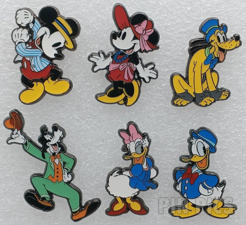 Loungefly - Mickey, Minnie, Donald, Daisy, Goofy and Pluto - Dapper Set - Mystery - Hot Topic