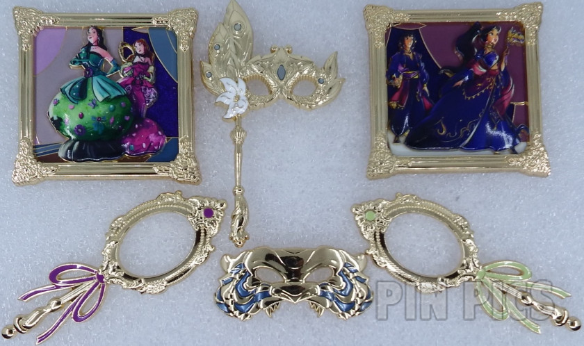 D23 - Fashionably Late Set - Midnight Masquerade Series - Designer Collection - Expo 2024 - Aladdin and Cinderella