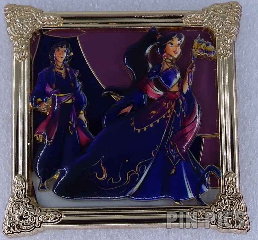 D23 - Aladdin and Jasmine - Fashionably Late - Midnight Masquerade Series - Designer Collection - Expo 2024