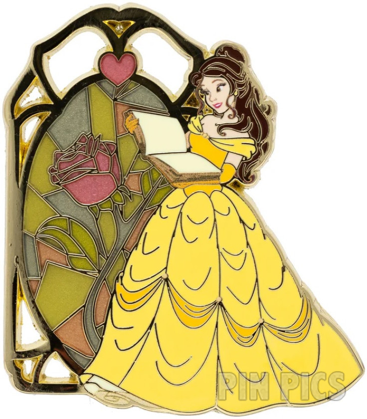 PALM - Belle - Rose - Stained Glass - Beauty and the Beast