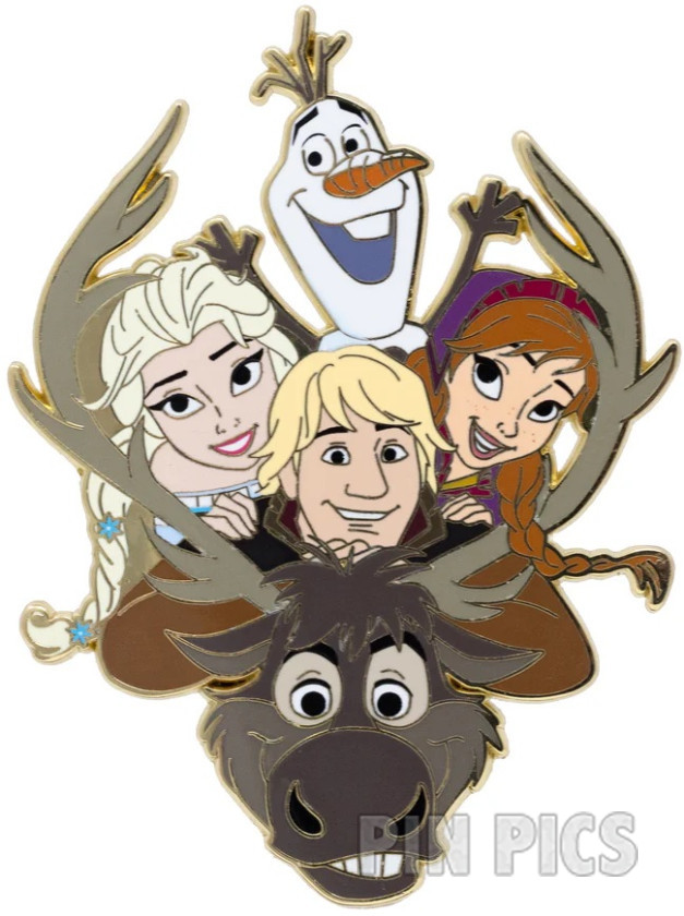 PALM - Kristoff, Olaf, Anna, Elsa, Sven - Cluster Series - Frozen - Jumbo