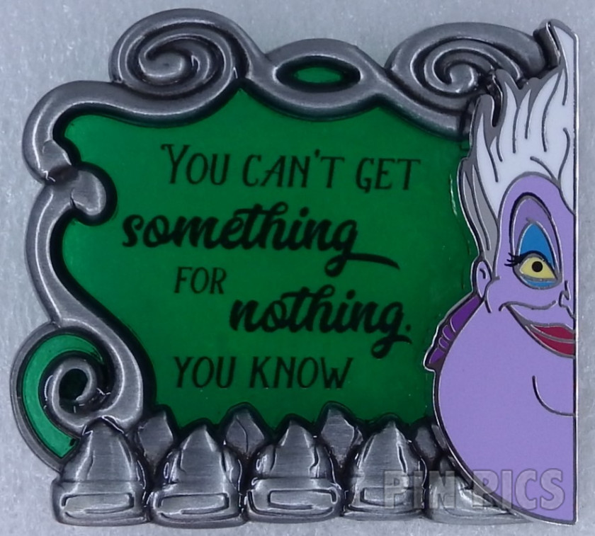 WDW - Ursula - Something for Nothing - Vile Words of Wisdom - Vending Machine Villains Mystery - Disney After Dark