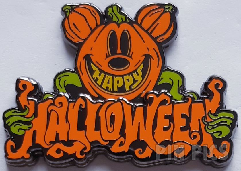 DLP - Pumpkins forming a Mickey head - Halloween