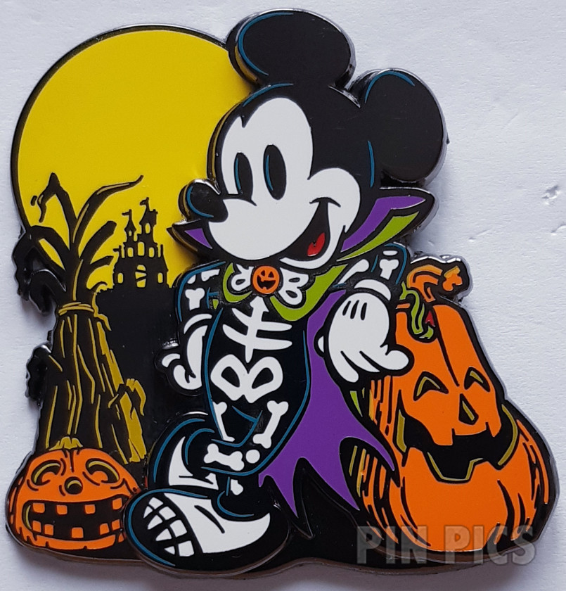 DLP - Mickey Mouse - Dressed as Skeleton - Halloween