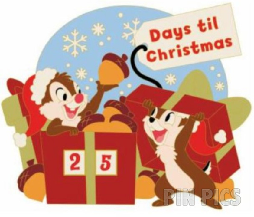 Chip and Dale - Christmas Countdown - 25 Days til Christmas