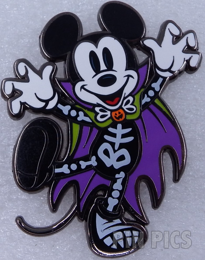 DLP - Mickey Mouse - Happy Halloween - Skeleton