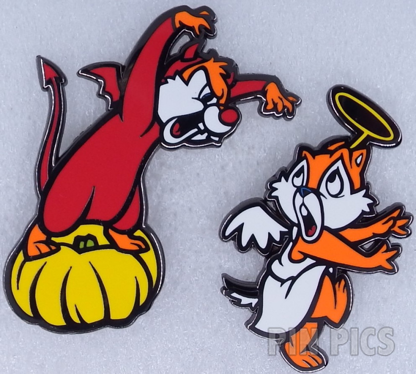 DLP - Chip and Dale - Angel and Devil Set - Halloween