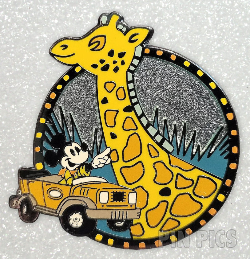 Mickey in a Jeep with Giraffe - Alive with Magic - Animal Kingdom 25th Anniversary - Mystery