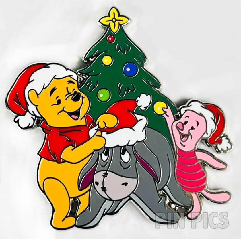 Santa Winnie the Pooh, Eeyore, Piglet - Christmas 2024