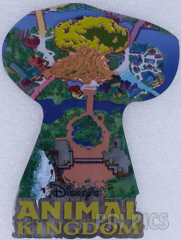 WDW - Discovery Island - Animal Kingdom - Atlas Map - Cast Exclusive - Puzzle