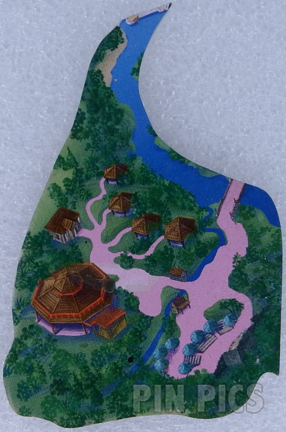 WDW - Camp Minnie-Mickey - Animal Kingdom - Atlas Map - Cast Exclusive - Puzzle