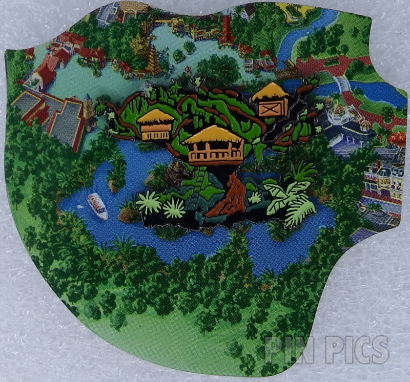 WDW - Adventureland - Magic Kingdom - Atlas Map - Cast Exclusive - Puzzle