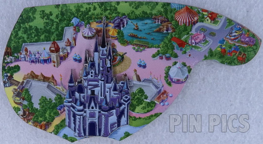 WDW - Fantasyland - Magic Kingdom - Atlas Map - Cast Exclusive - Puzzle