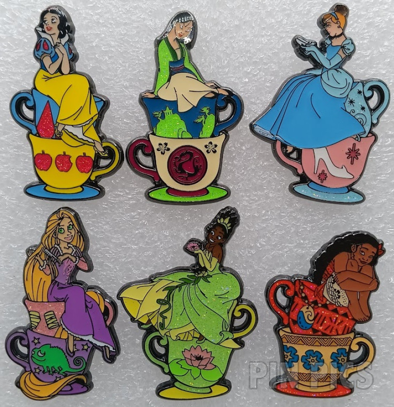 Loungefly - Princesses on Teacups Set - Mystery - Hot Topic