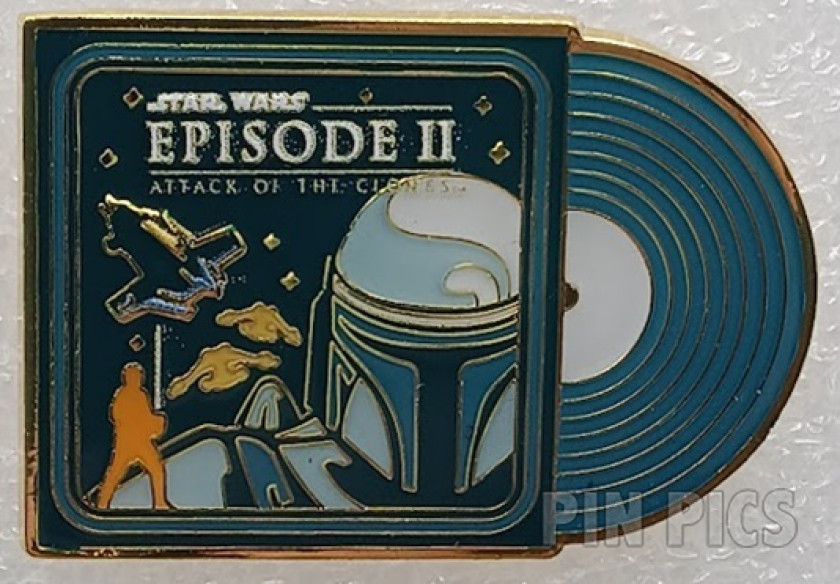 Loungefly - Mandalorian - Episode II Attack of the Clones - Star Wars Vinyl Records - BoxLunch