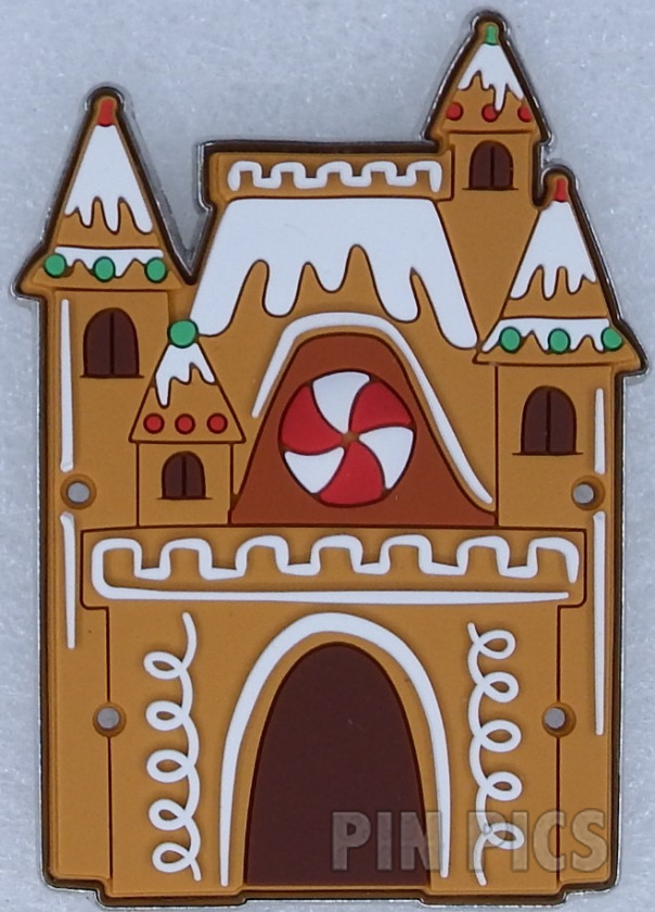 DIS - Holiday Castle - Gingerbread Cookies - Christmas Build-a-Pin