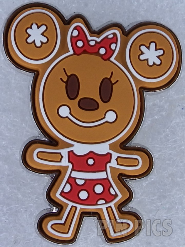 DIS - Holiday Minnie - Gingerbread Cookies - Christmas Build-a-Pin - Free-D