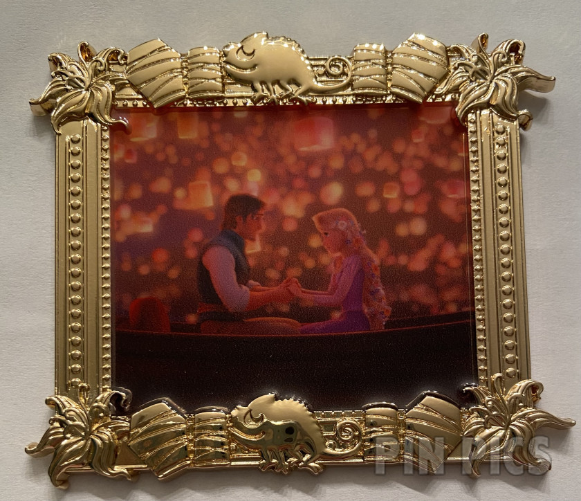 GoPinPro - Rapunzel and Flynn - Lantern Scene - Princess Picture Perfect Frames - Mystery - Tangled