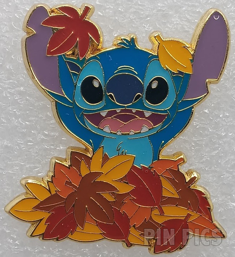 Loungefly - Stitch with Autumn Leaves - Fall Activities - Lilo and Stitch - BoxLunch