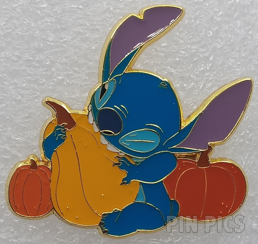 Loungefly - Stitch Eating Squash - Fall Activities - Autumn Pumpkins - Lilo and Stitch - BoxLunch