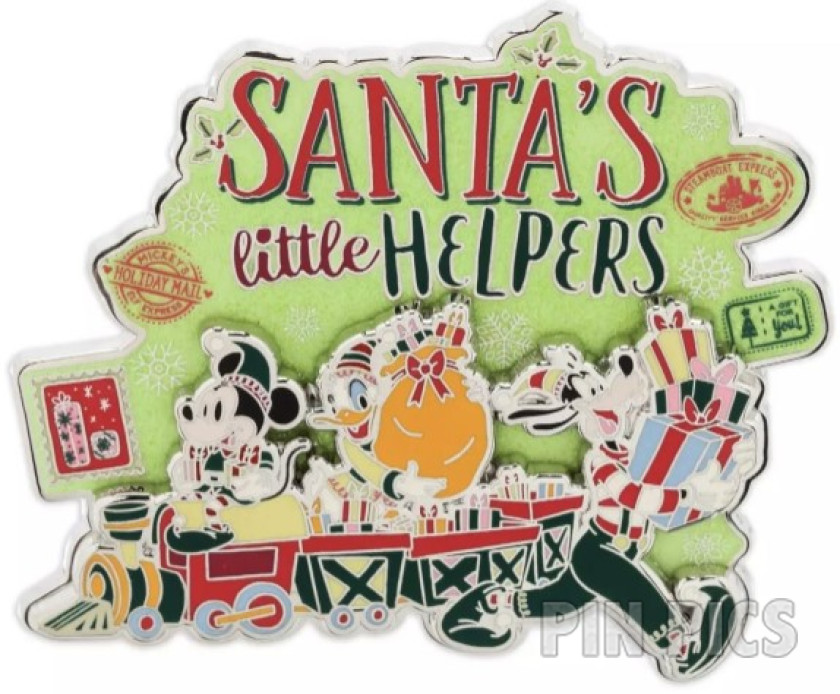 Mickey, Donald, Goofy - Santa's Little Helpers - Mickey Mouse Family Christmas Collection - Mini Jumbo