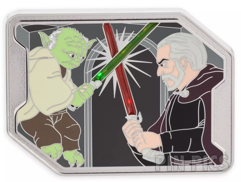 Yoda and Count Dooku - Light Up Lightsabers - Attack of the Clones - Star Wars