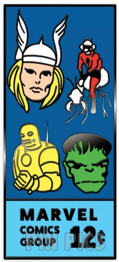 DIS - Hulk, Thor, Ant-Man, Wasp, Iron Man - Marvel Comics Group - Celebrates 60 Years of Avengers - Jumbo - D23 Gold Exclusive