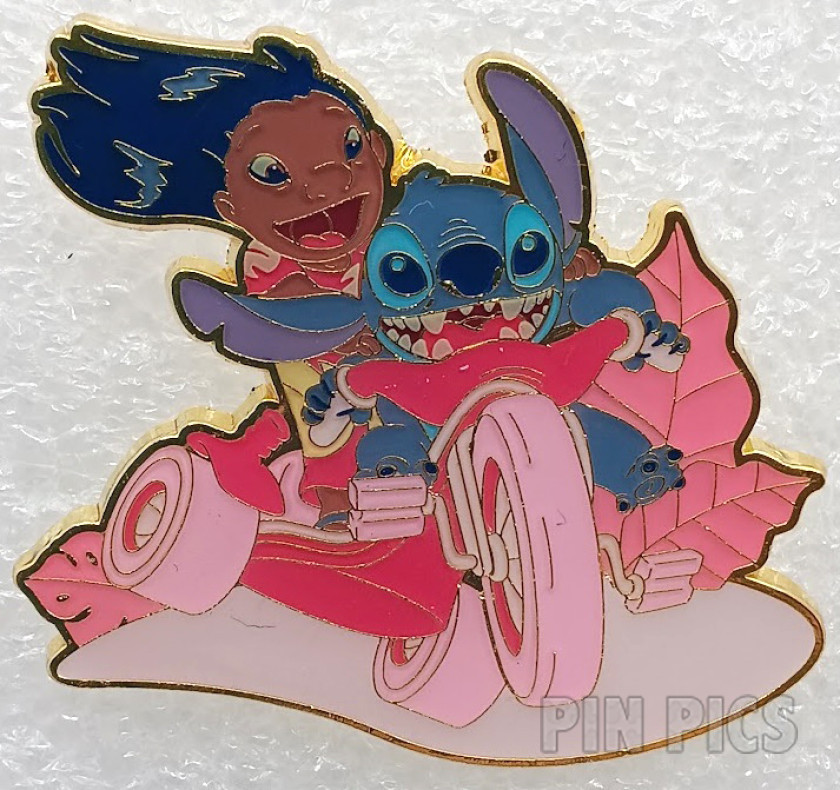 Loungefly - Lilo and Stitch - Riding Trike - Say Aloha Tonal Scenes - Mystery - BoxLunch